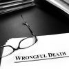 Wrongful Death Papers on Desk for Lawsuit