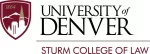 The University of Denver / Sturm College of La logo