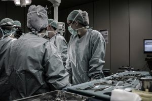 surgeons in the operating room