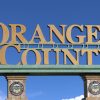 Orange County California Public Welcome Sign