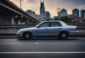 car on the highway