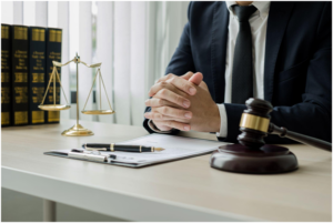 lawyer's office, symbolizing legal counsel and justice